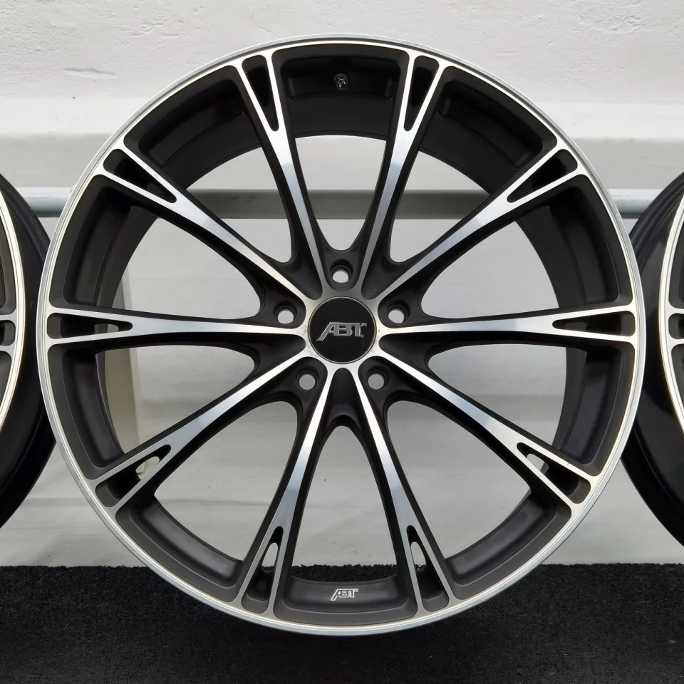 20 Zoll ABT Sportsline GR20 Matt black, glanzgedreht Alufelgen – Bild 9