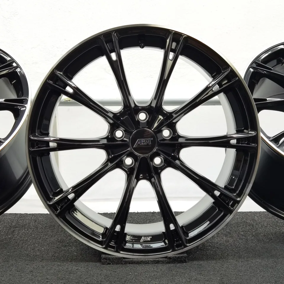 18 Zoll ABT Sportsline GR18 Glossy black, glanzgedreht Alufelge – Bild 1