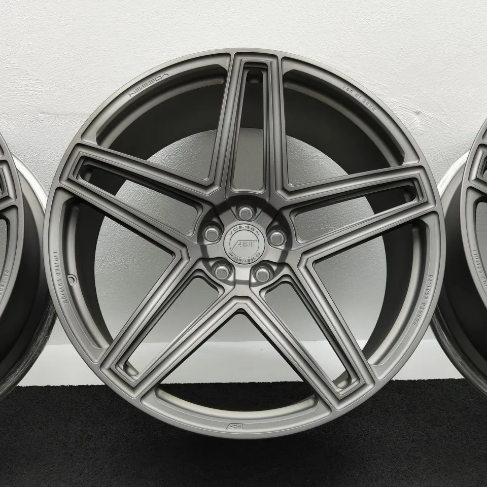 22 Zoll VOSSEN 5-Doppelspeichen Stealth grey, gebürstet Alufelgen – Bild 8