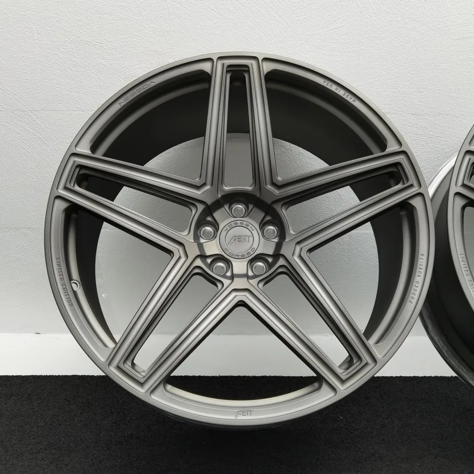 22 Zoll VOSSEN 5-Doppelspeichen Stealth grey, gebürstet Alufelgen – Bild 6