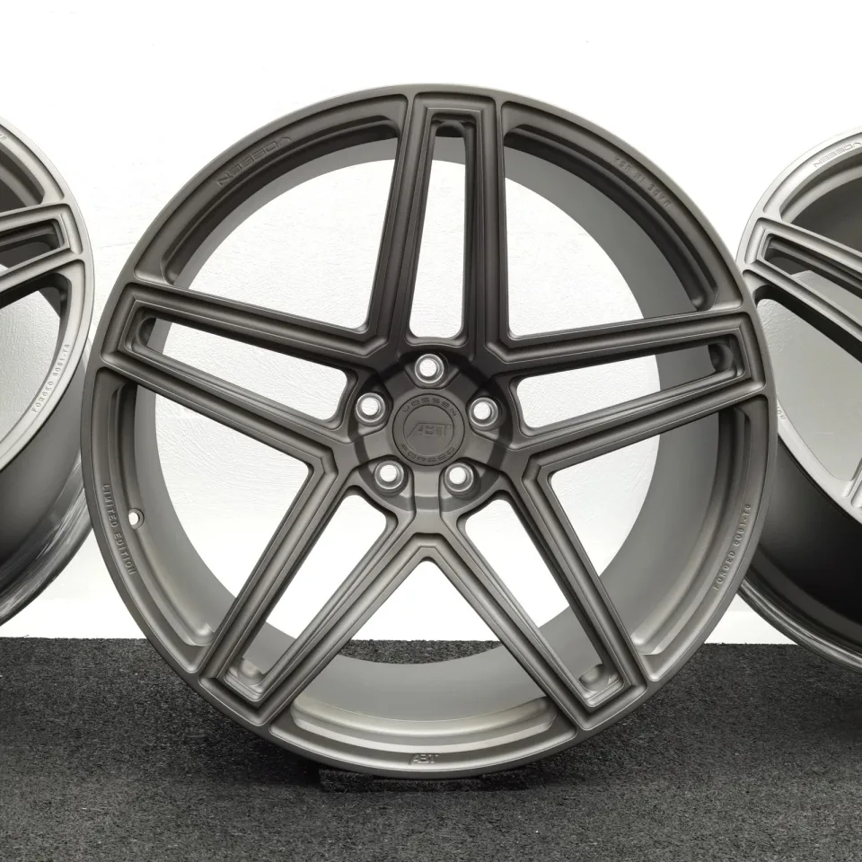 22 Zoll VOSSEN 5-Doppelspeichen Stealth grey, gebürstet Alufelgen – Bild 3