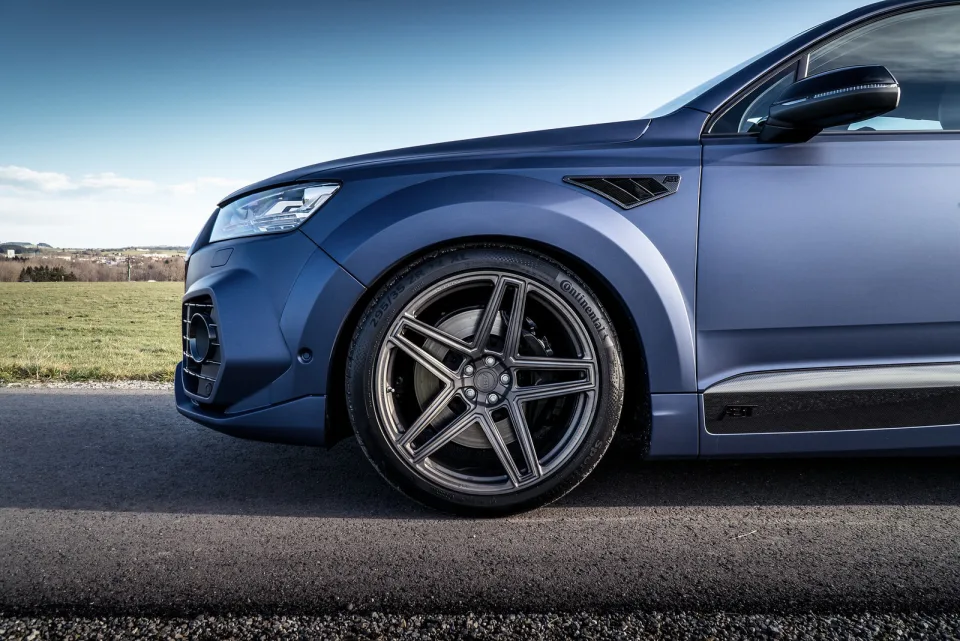22 Zoll VOSSEN 5-Doppelspeichen Stealth grey, gebürstet Alufelgen – Bild 2