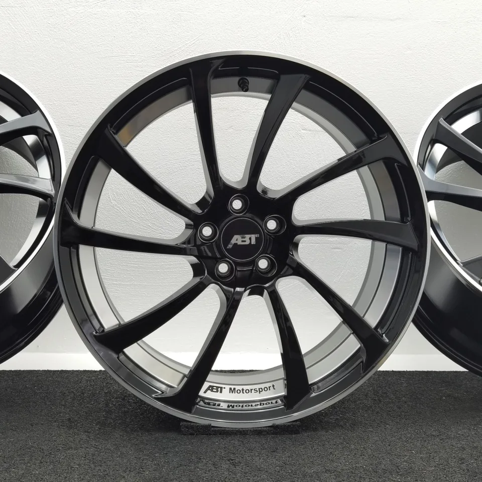 21 Zoll ABT Sportsline DR21 Glossy black, glanzgedreht Alufelgen – Bild 3