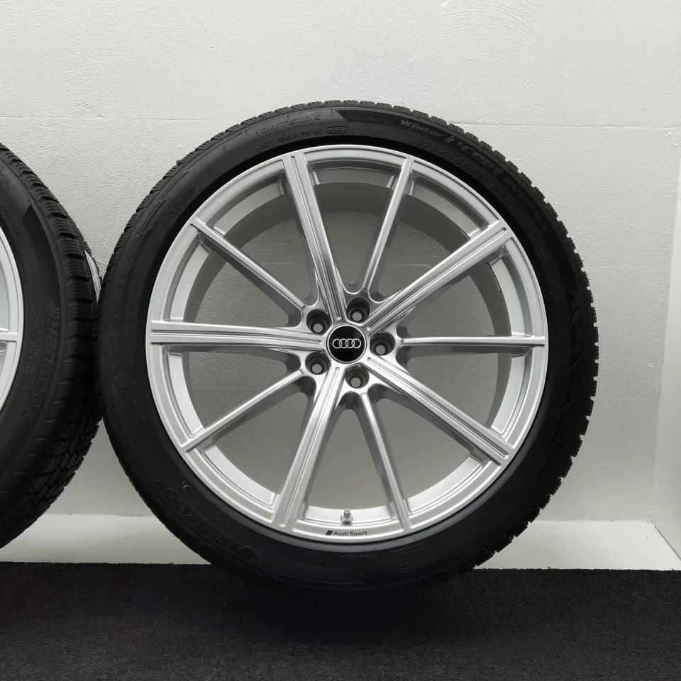 22 Zoll Audi 10-Speichen-Stern Silber Winterräder / Hankook Winter i*cept evo2 SUV (W320A) AO 275/40 R22 – Bild 6