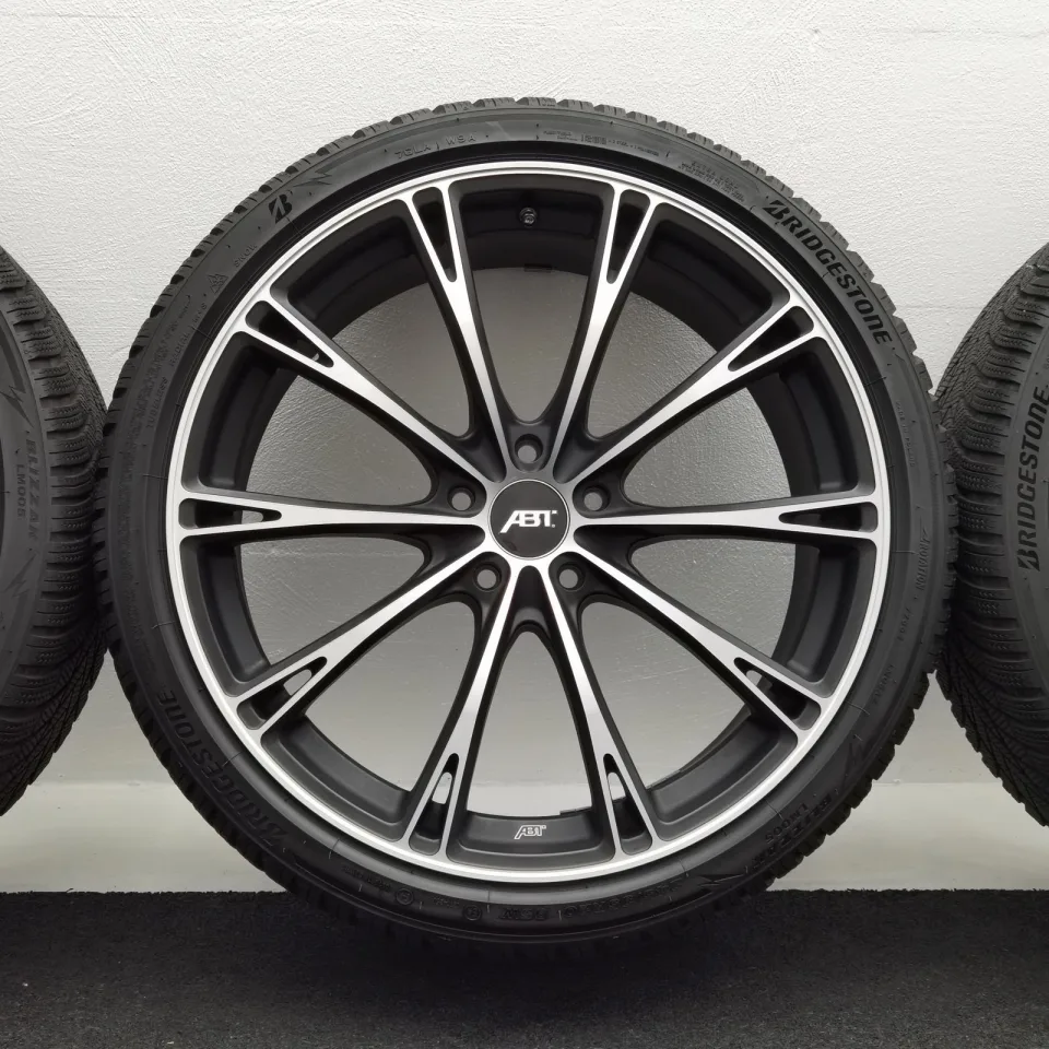 20 Zoll ABT Sportsline GR20 Matt black, glanzgedreht Winterräder / Bridgestone Blizzak LM005 245/35 R20 – Bild 5