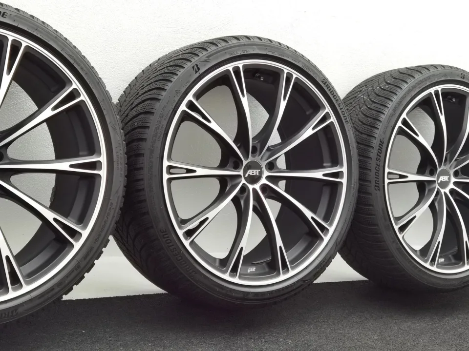 20 Zoll ABT Sportsline GR20 Matt black, glanzgedreht Winterräder / Bridgestone Blizzak LM005 245/35 R20 – Bild 1