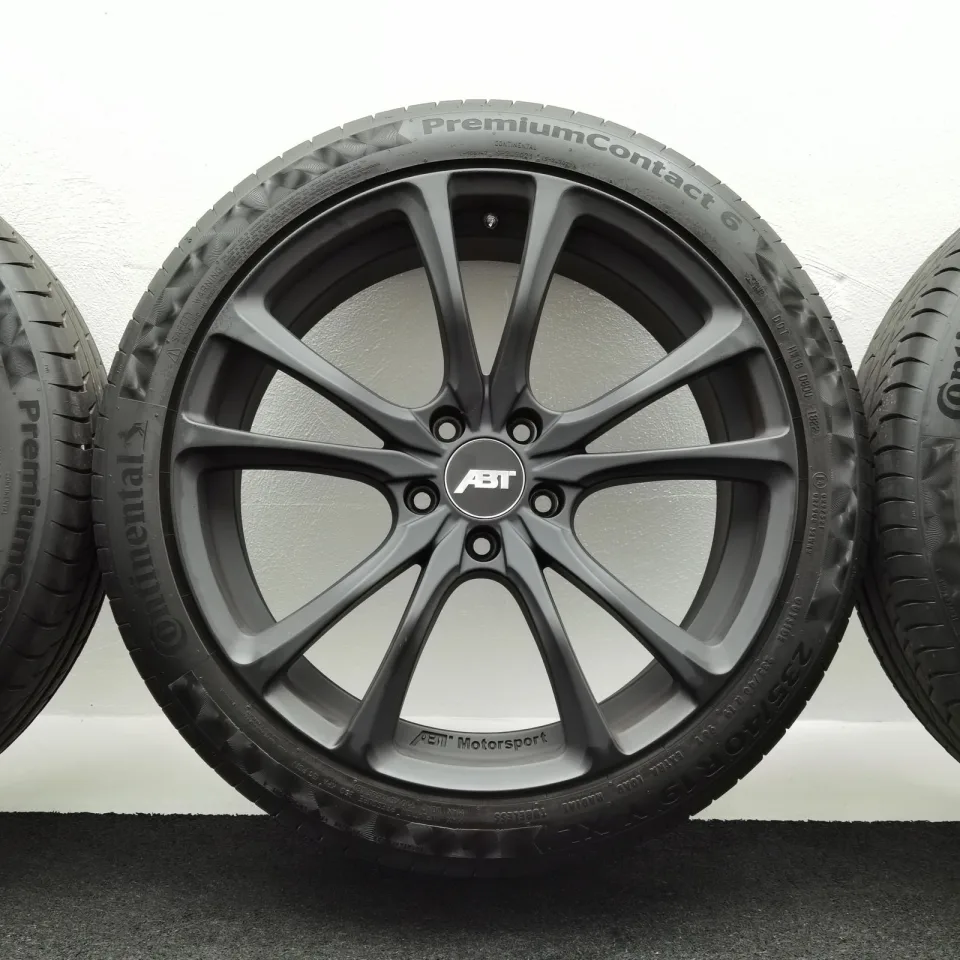 19 Zoll ABT Sportsline ER-C19 Matt black Sommerräder / Continental SportContact 6 235/40 R19 – Bild 5