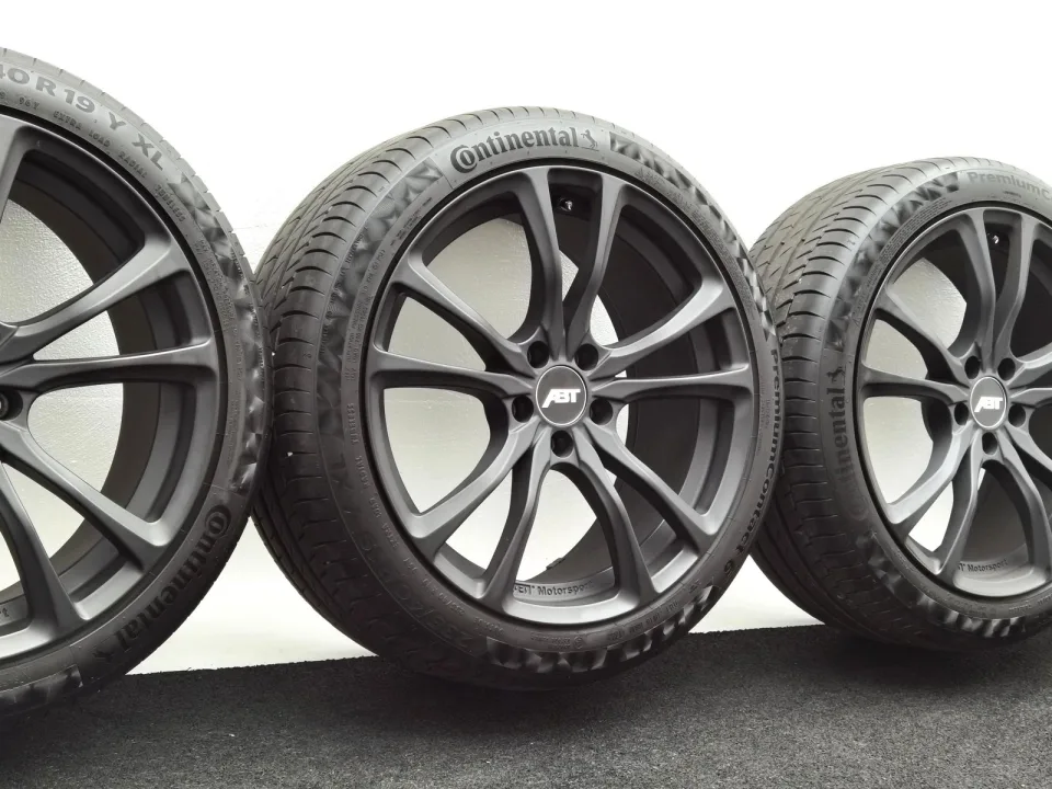 19 Zoll ABT Sportsline ER-C19 Matt black Sommerräder / Continental SportContact 6 235/40 R19 – Bild 1