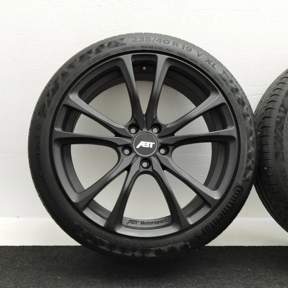 19 Zoll ABT Sportsline ER-C19 Matt black Sommerräder / Continental SportContact 6 235/40 R19 – Bild 3