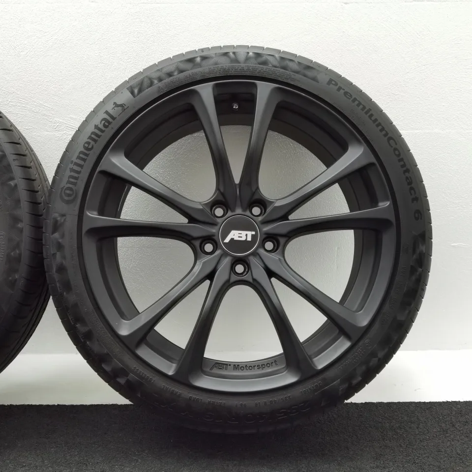 19 Zoll ABT Sportsline ER-C19 Matt black Sommerräder / Continental SportContact 6 235/40 R19 – Bild 7