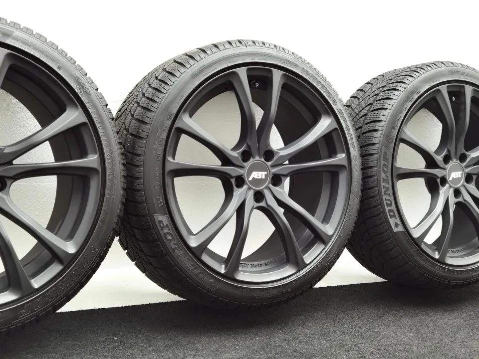 19 Zoll ABT Sportsline ER-C19 Matt black Winterräder / Dunlop SP Winter Sport 3D R01 235/40 R19 – Bild 1