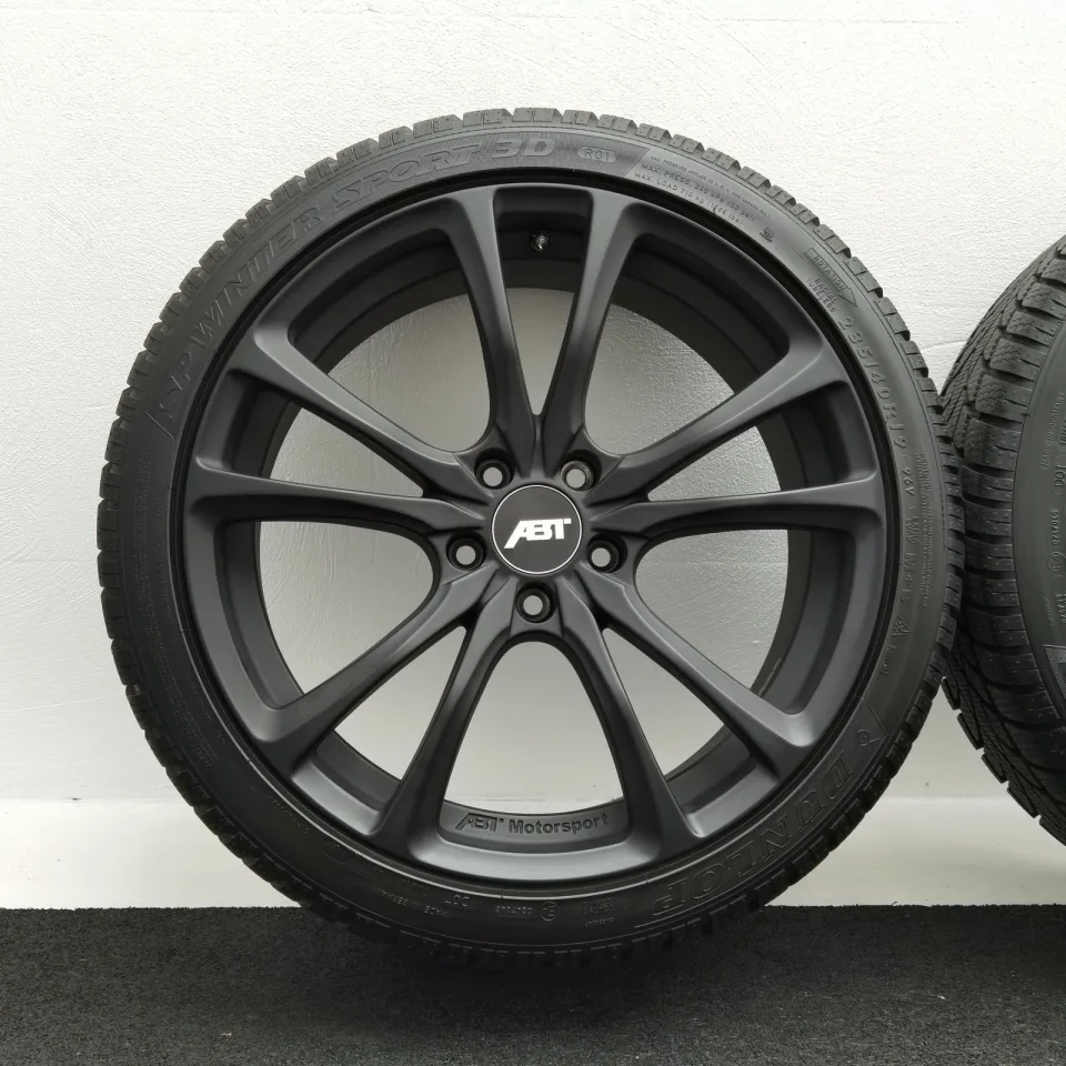 19 Zoll ABT Sportsline ER-C19 Matt black Winterräder / Dunlop SP Winter Sport 3D R01 235/40 R19 – Bild 3