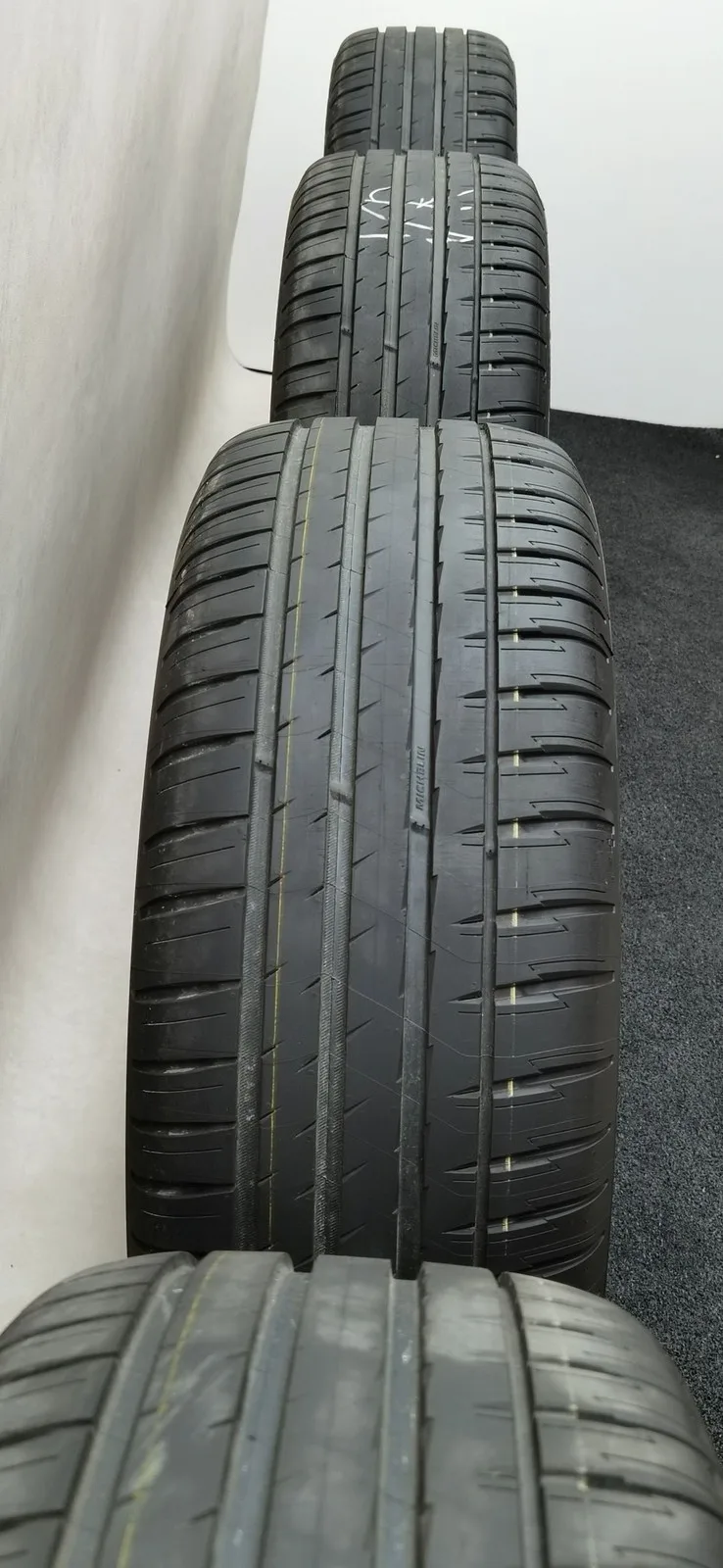 20 Zoll Audi 5-Doppel-Y-Speichen Graphitgrau, glanzgedreht Sommerräder / Michelin Pilot Sport 4 SUV 255/45 R20 – Bild 2