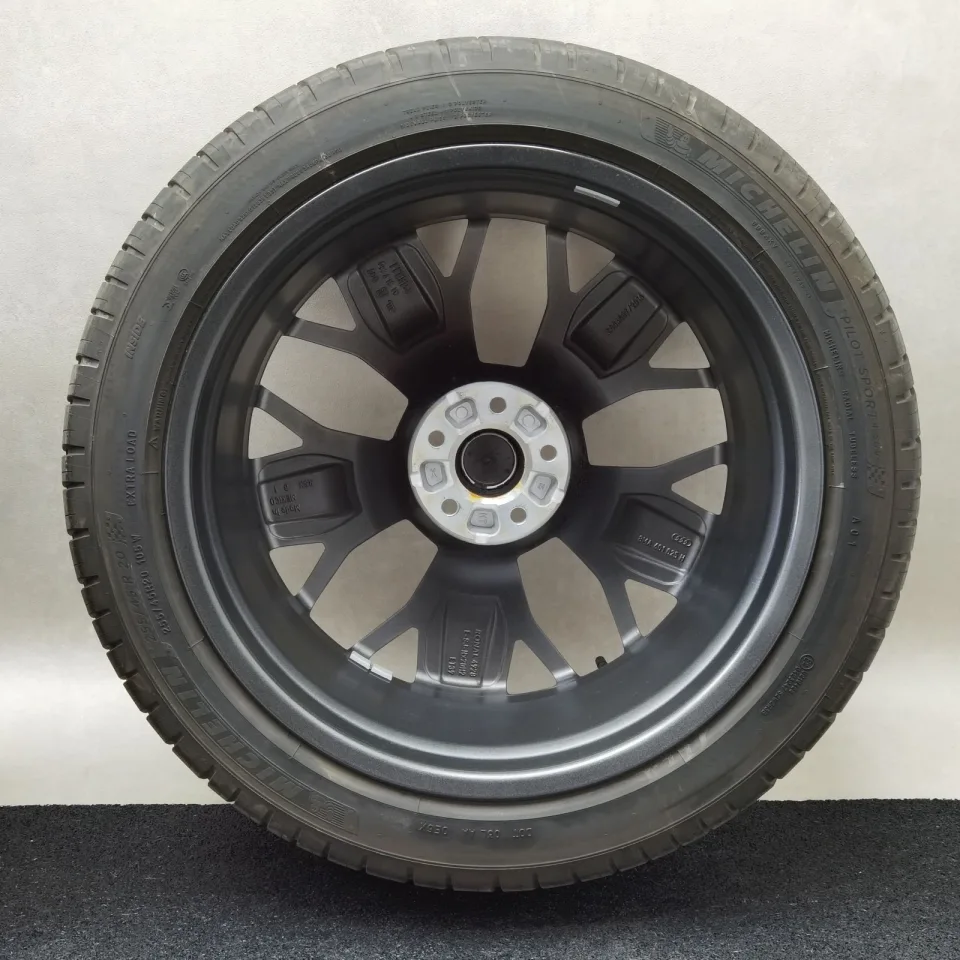 20 Zoll Audi 5-Doppel-Y-Speichen Graphitgrau, glanzgedreht Sommerräder / Michelin Pilot Sport 4 SUV 255/45 R20 – Bild 7