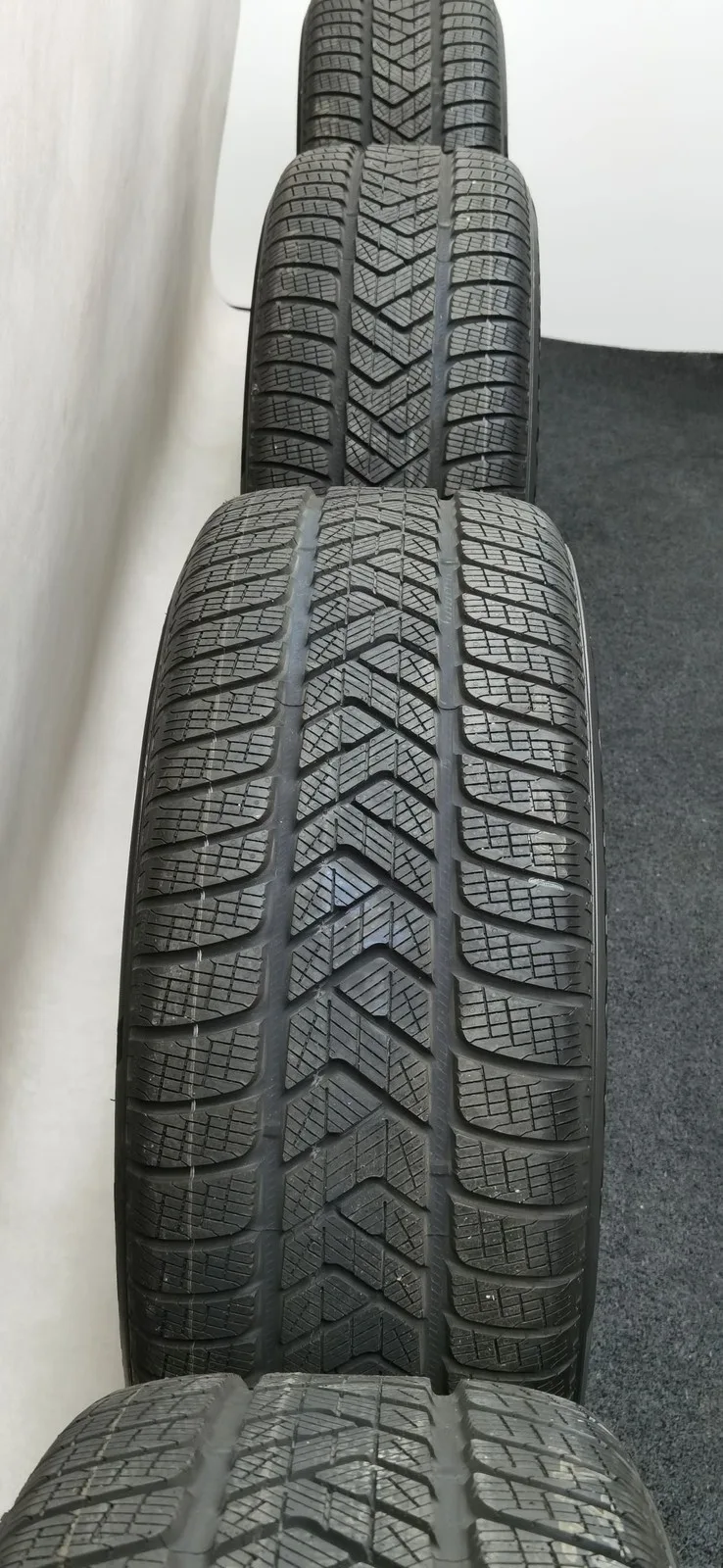 19 Zoll Mercedes-Benz 5-Doppelspeichen Grau glänzend, glanzgedreht Winterräder / Pirelli Scorpion Winter N0 255/50 R19 – Bild 2