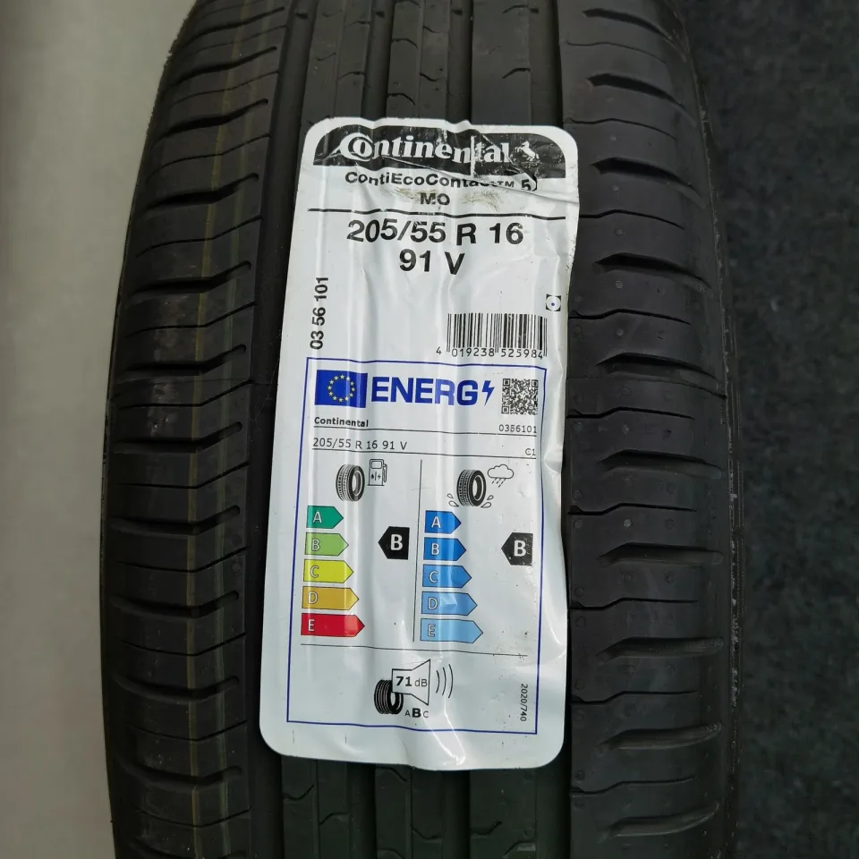 16 Zoll Mercedes-Benz 5-Doppelspeichen Schwarz glänzend Sommerräder / Continental ContiEcoContact 5 MO 205/55 R16 – Bild 3