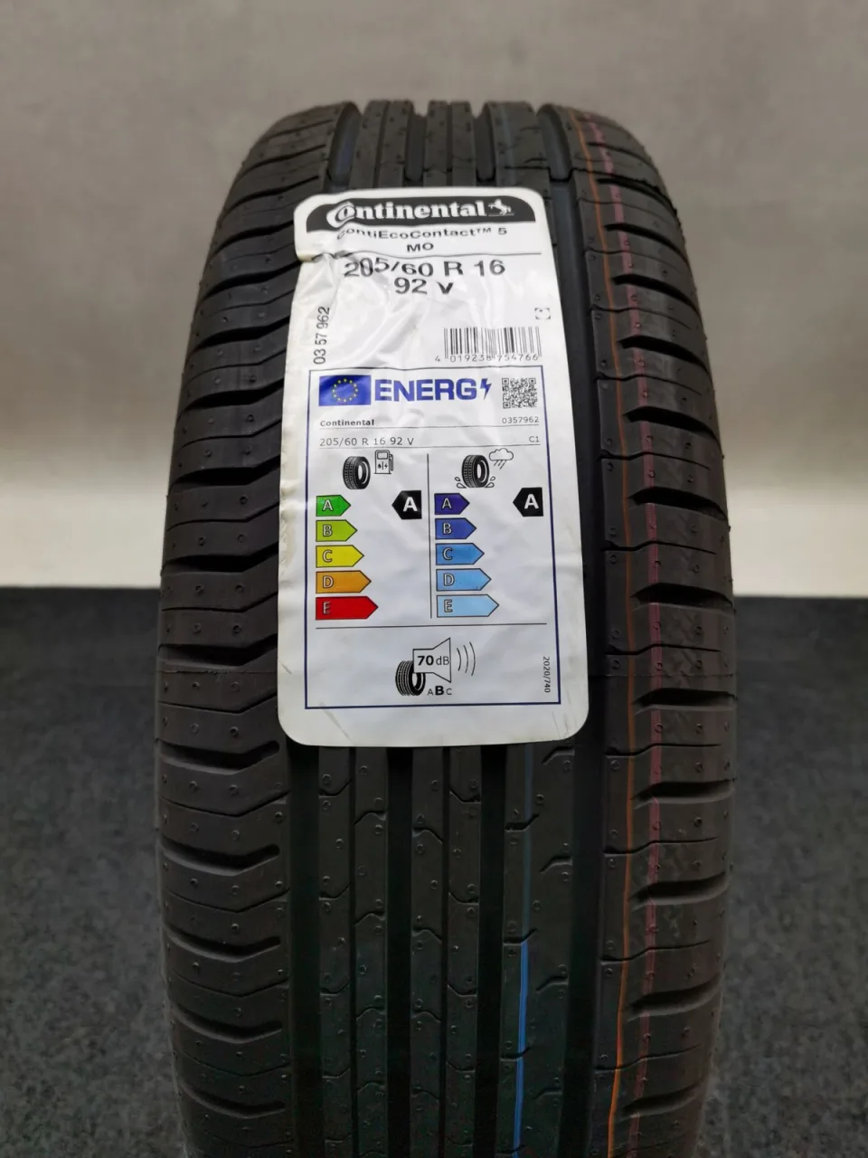 Continental ContiEcoContact 5 MO 205/60 R16 Sommerreifen – Bild 1