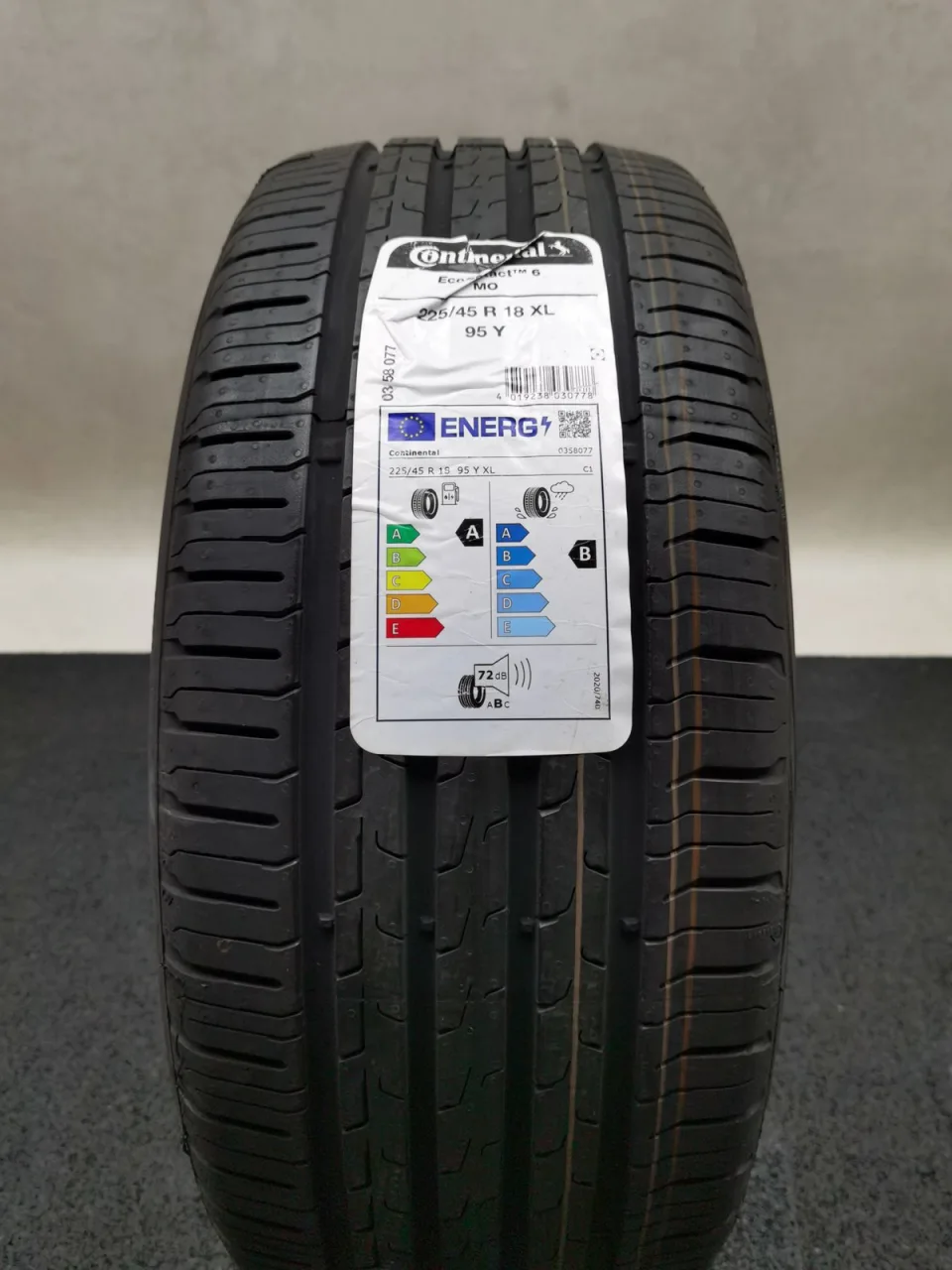 Continental EcoContact 6 MO 225/45 R18 Sommerreifen – Bild 1