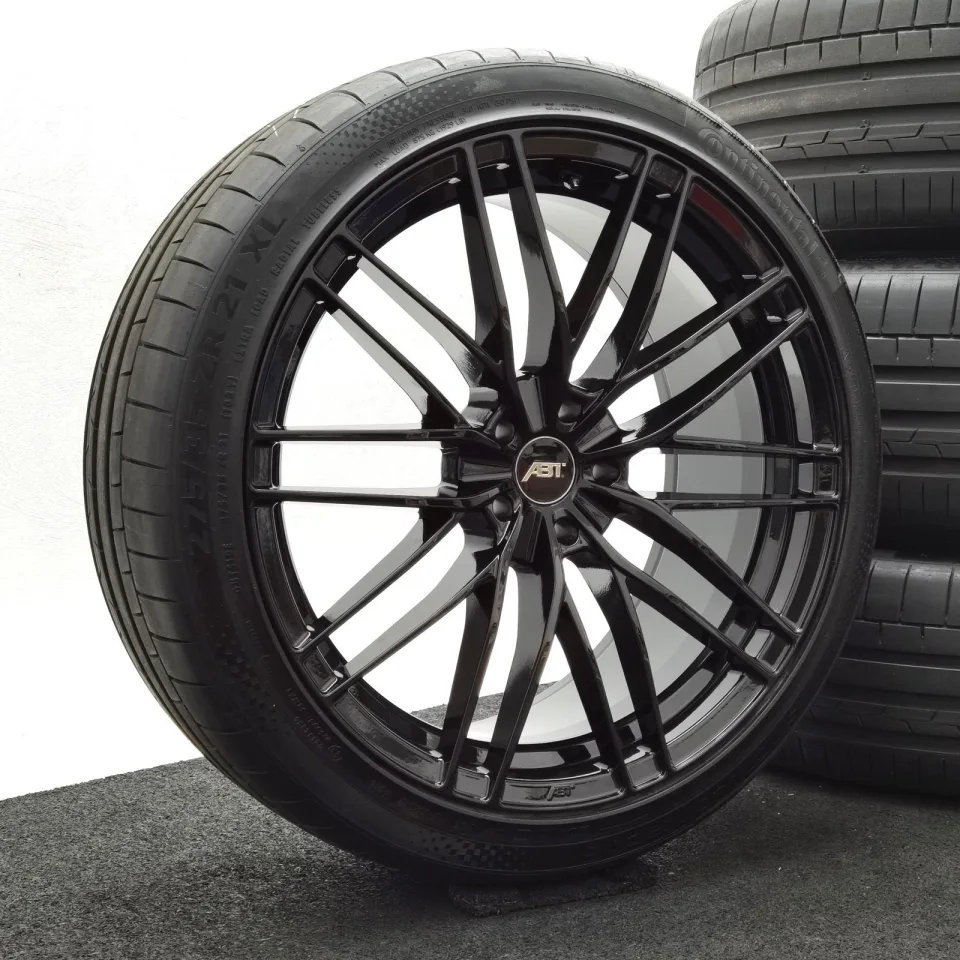 21 Zoll ABT Sportsline HR21 Glossy black Sommerräder / Continental SportContact 6 (AO) 275/35 R21 – Bild 2