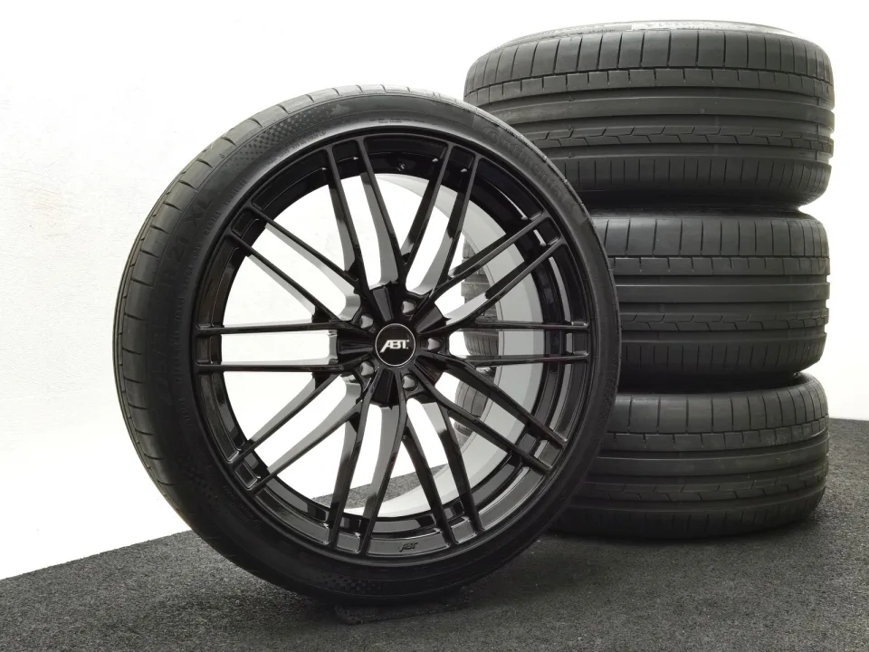 21 Zoll ABT Sportsline HR21 Glossy black Sommerräder / Continental SportContact 6 (AO) 275/35 R21 – Bild 1