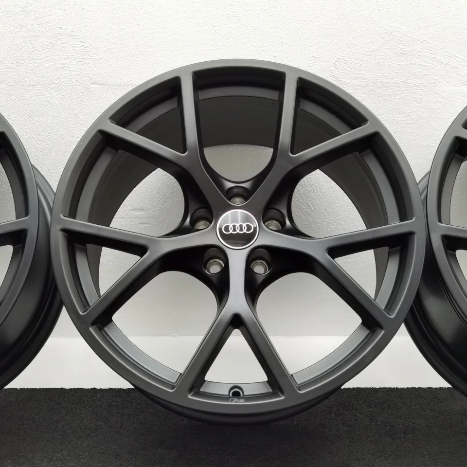19 Zoll Audi 5-Y-Speichen Schwarz matt Alufelgen – Bild 5