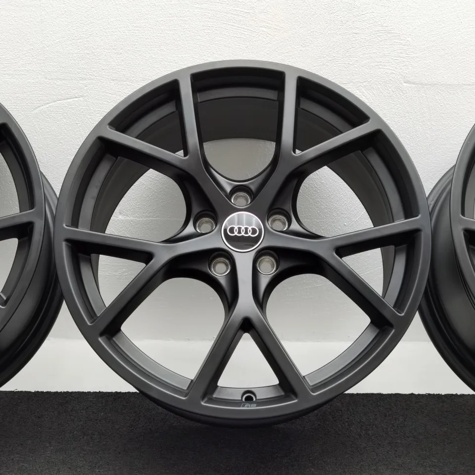 19 Zoll Audi 5-Y-Speichen Schwarz matt Alufelgen – Bild 4