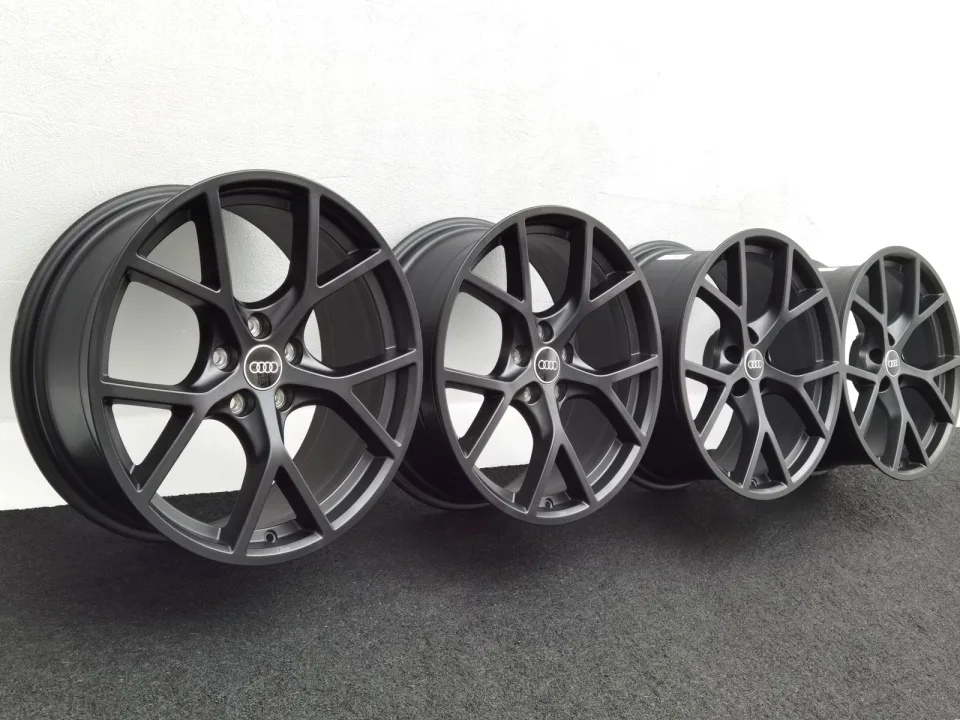 19 Zoll Audi 5-Y-Speichen Schwarz matt Alufelgen – Bild 2