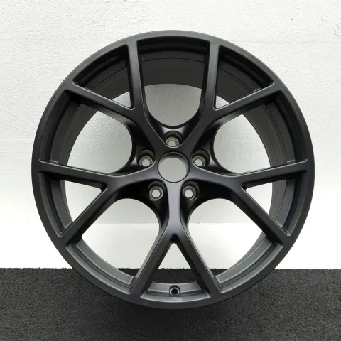 19 Zoll Audi 5-Y-Speichen Schwarz matt Alufelge