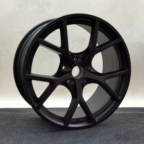 19 Zoll Audi 5-Y-Speichen Schwarz matt Alufelge