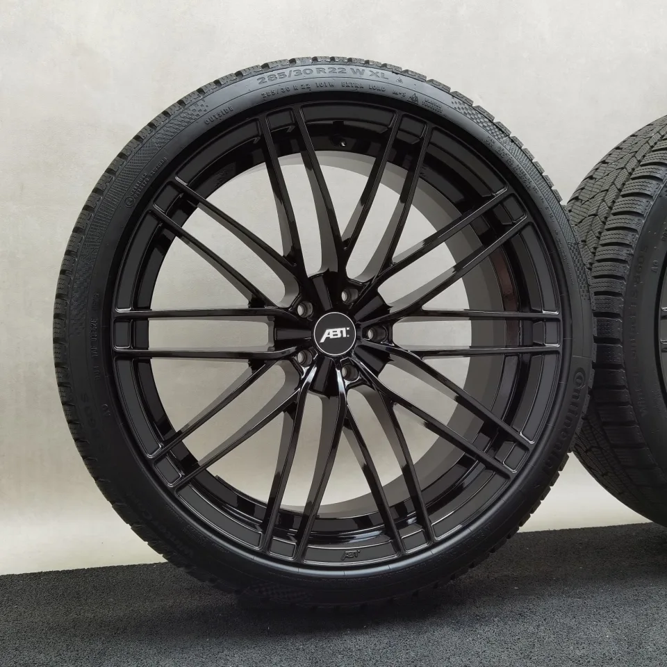 22 Zoll ABT Sportsline HR22 Glossy black Winterräder / Continental WinterContact TS 860 S (AO) 285/30 R22 – Bild 3