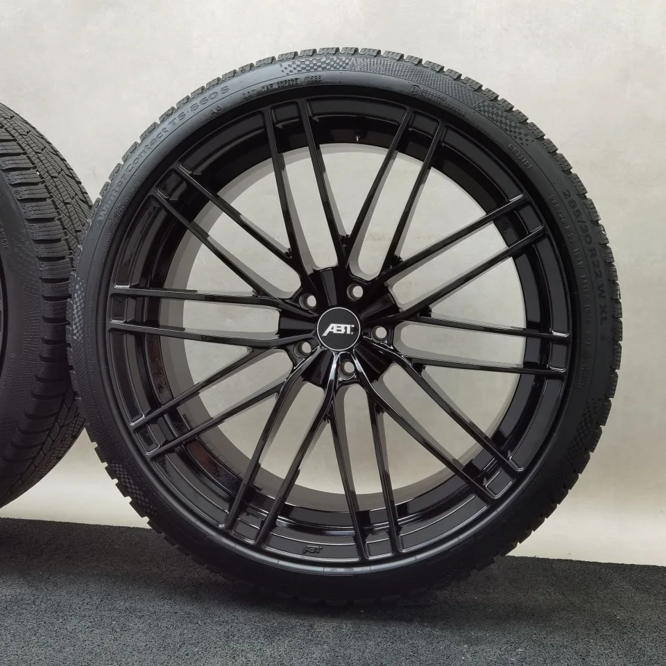 22 Zoll ABT Sportsline HR22 Glossy black Winterräder / Continental WinterContact TS 860 S (AO) 285/30 R22 – Bild 6