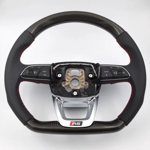 ABT Carbon Leder Lenkrad Audi Q5 SQ5 FY Q7 SQ7 4M Original abgeflacht