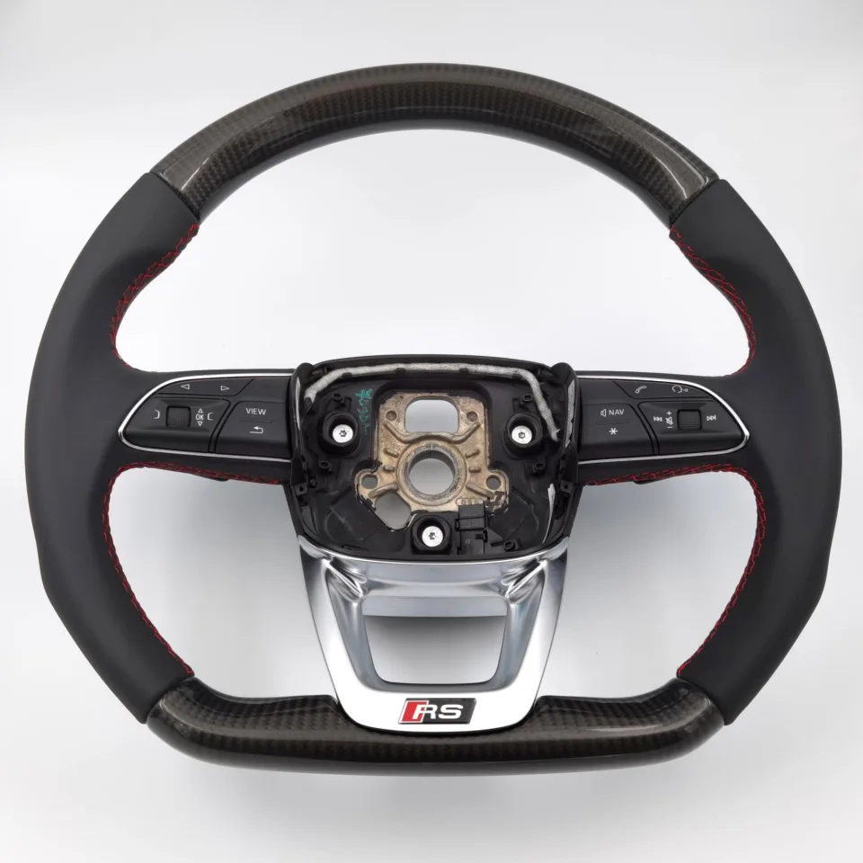 ABT Carbon Leder Lenkrad Audi Q5 SQ5 FY Q7 SQ7 4M Original abgeflacht – Bild 1