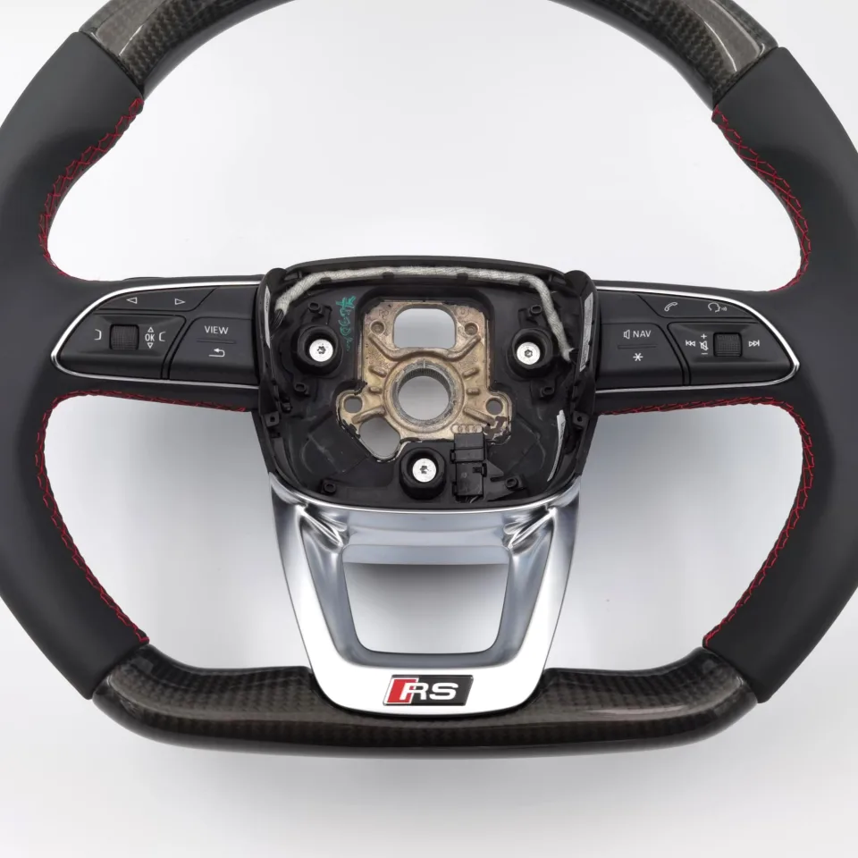 ABT Carbon Leder Lenkrad Audi Q5 SQ5 FY Q7 SQ7 4M Original abgeflacht – Bild 2