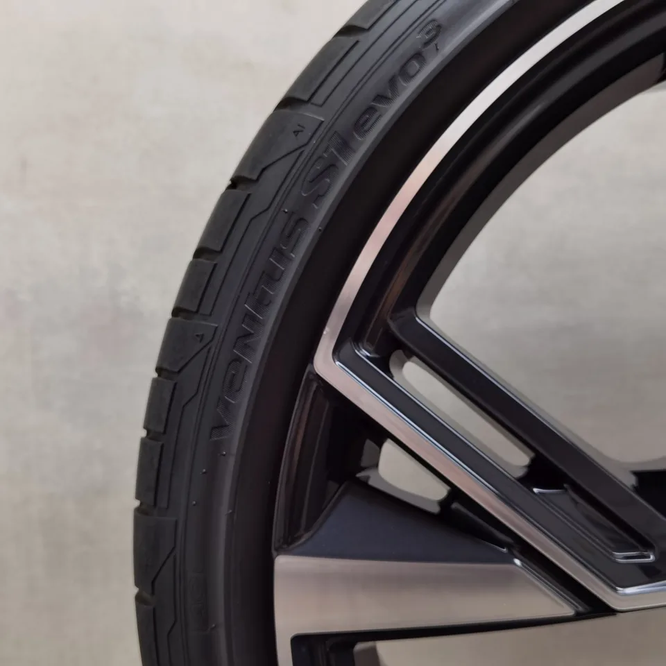 22 Zoll Audi 5-V-Speichen-Trapez Anthrazit glänzend, glanzgedreht Sommerräder / Hankook Ventus S1 evo3 (soundabsorber) (AO) 285/30 R22 – Bild 4