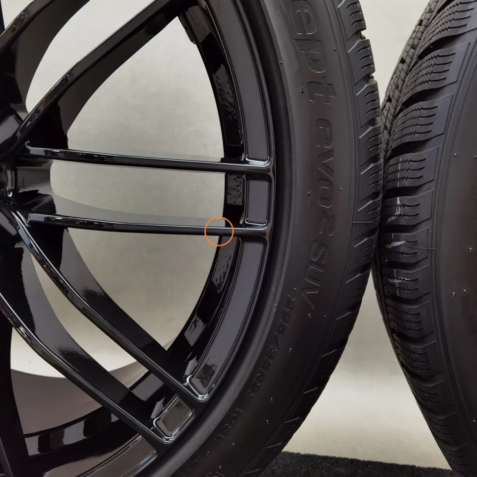 23 Zoll ABT Sportsline HR23 Glossy black Winterräder / Hankook Winter i*cept evo2 SUV W320A AO 295/35 R23 – Bild 6