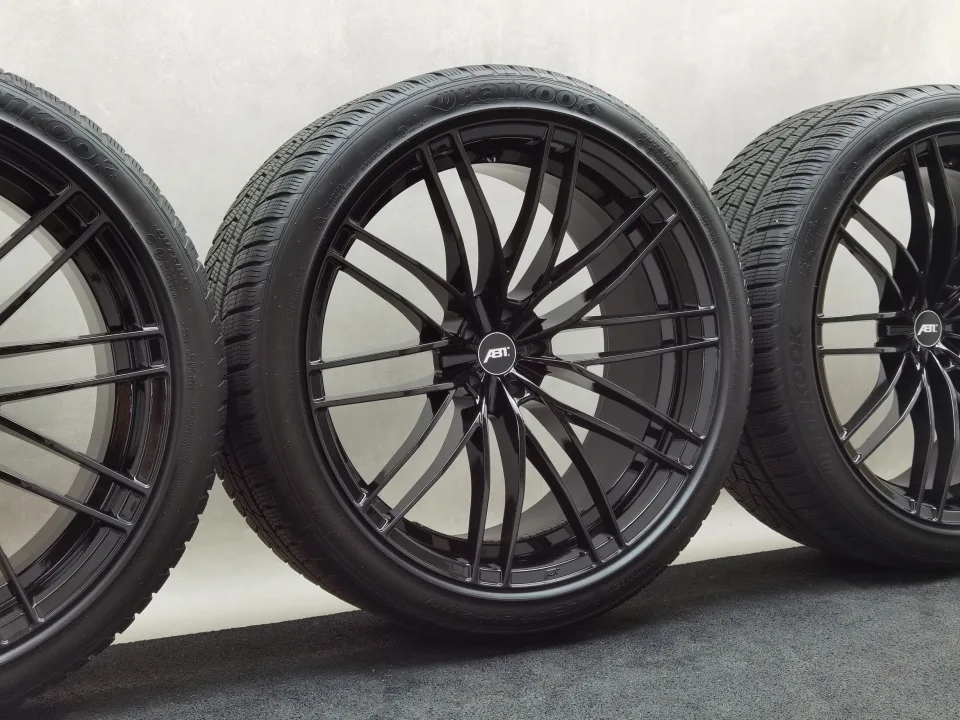 23 Zoll ABT Sportsline HR23 Glossy black Winterräder / Hankook Winter i*cept evo2 SUV W320A AO 295/35 R23 – Bild 1