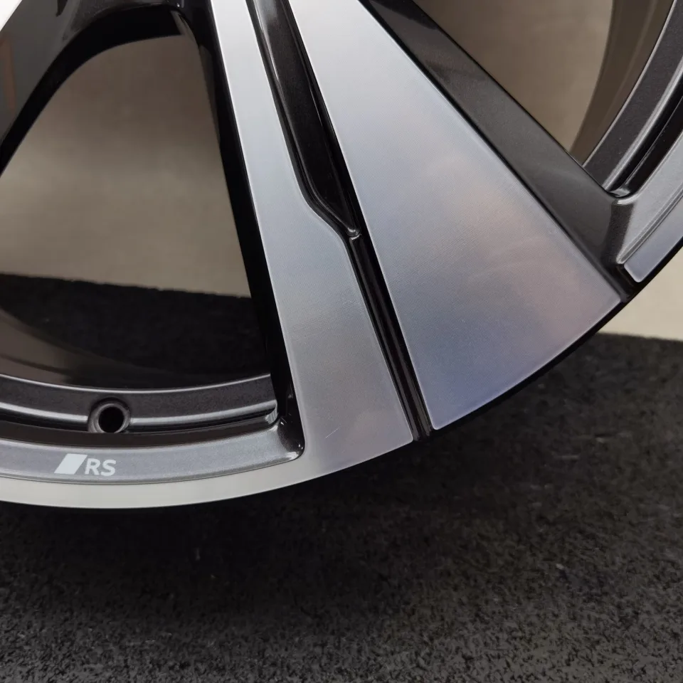 21 Zoll Audi 5-Arm-Split Schwarz metallic, glanzgedreht Alufelgen – Bild 9