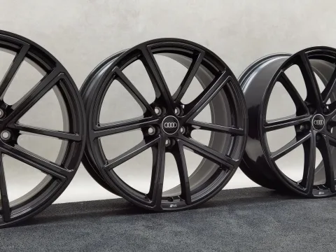 20 Zoll Audi 5-Doppelspeichen (Audi Sport) Schwarz metallic Alufelgen
