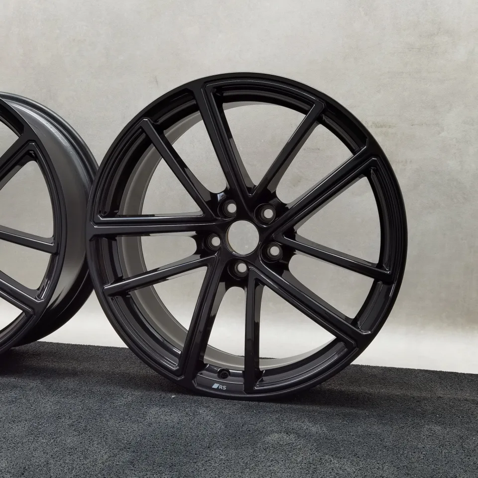 20 Zoll Audi 5-Doppelspeichen (Audi Sport) Schwarz metallic Alufelgen – Bild 5