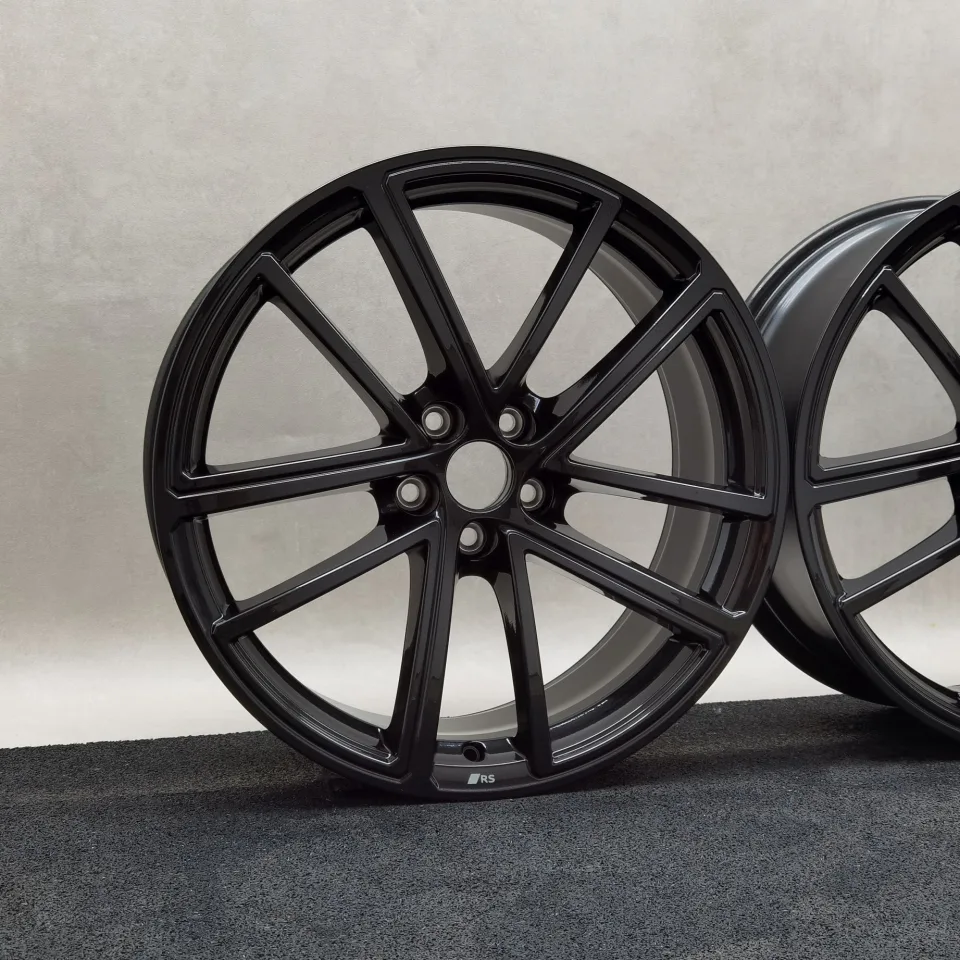 20 Zoll Audi 5-Doppelspeichen (Audi Sport) Schwarz metallic Alufelgen – Bild 2