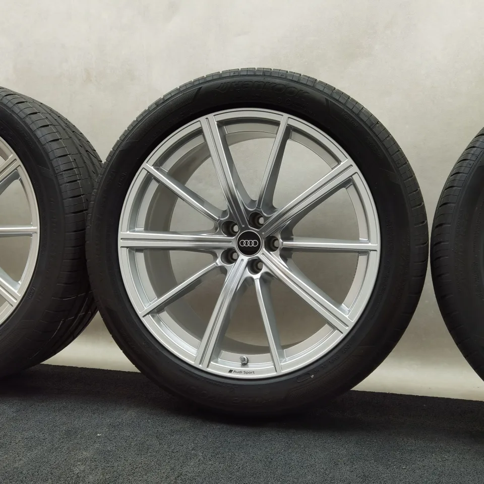 22 Zoll Audi 10-Speichen-Stern Silber Sommerräder / Hankook Ventus S1 evo3 SUV (K127A) 295/40 R22 – Bild 5