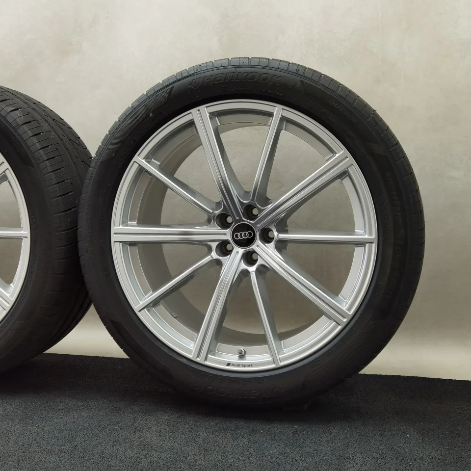 22 Zoll Audi 10-Speichen-Stern Silber Sommerräder / Hankook Ventus S1 evo3 SUV (K127A) 295/40 R22 – Bild 6