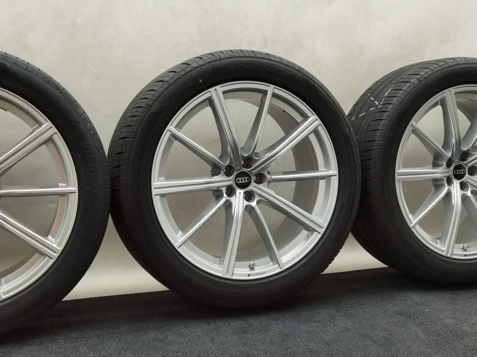 22 Zoll Audi 10-Speichen-Stern Silber Sommerräder / Hankook Ventus S1 evo3 SUV (K127A) 295/40 R22 – Bild 1