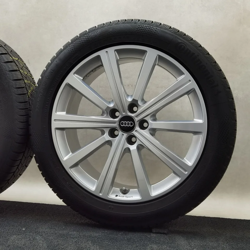 19 Zoll Audi 10-Speichen-Stern Silber Winterräder / Continental WinterContact TS 860 S (AO) 225/50 R19 – Bild 7