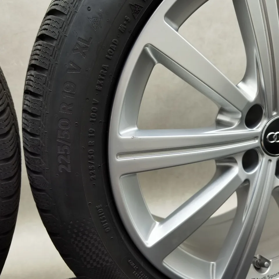 19 Zoll Audi 10-Speichen-Stern Silber Winterräder / Continental WinterContact TS 860 S (AO) 225/50 R19 – Bild 5