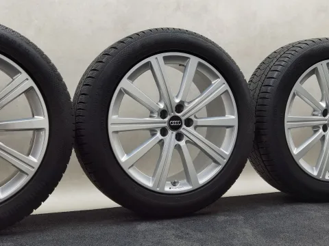 19 Zoll Audi 10-Speichen-Stern Silber Winterräder / Continental WinterContact TS 860 S (AO) 225/50 R19