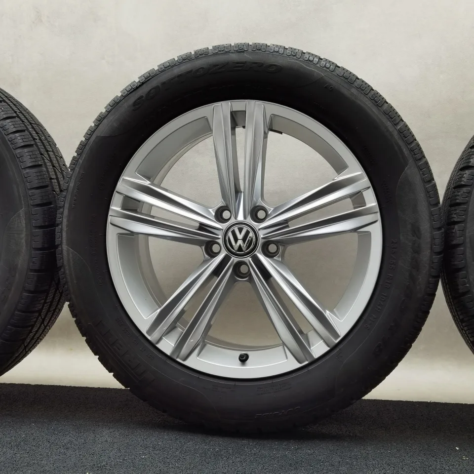 18 Zoll Volkswagen Sebring Silber Winterräder / Pirelli Winter 210 Sottozero Serie 2 AO 235/55 R18 – Bild 5