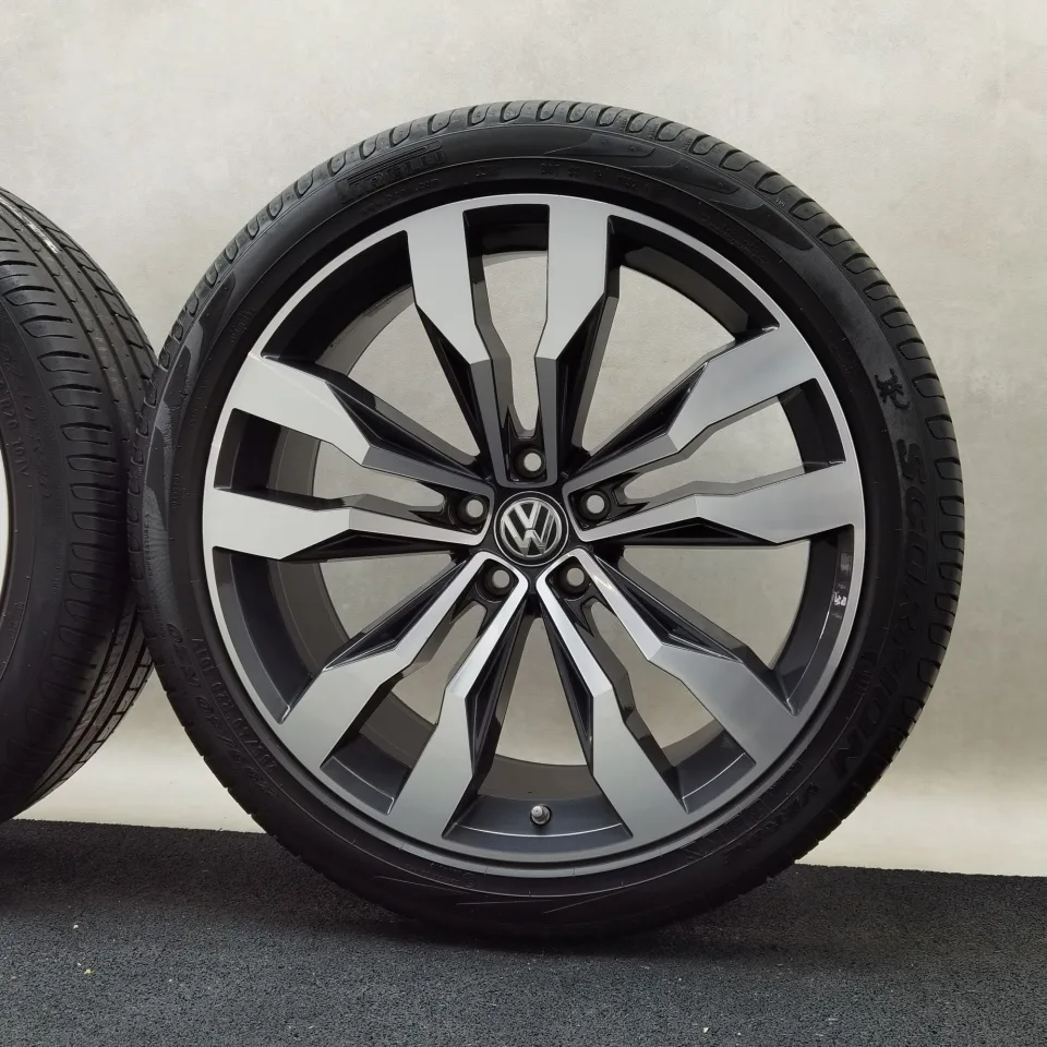 20 Zoll Volkswagen Suzuka Grau glänzend, glanzgedreht Sommerräder / Pirelli Scorpion Verde (Seal Inside) 255/40 R20 – Bild 8