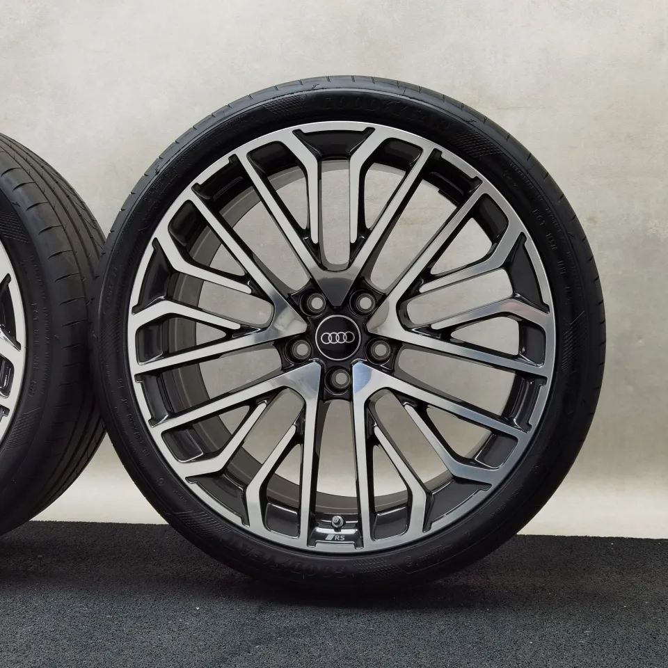 20 Zoll Audi Vielspeichen-S Schwarz glänzend, glanzgedreht Sommerräder / Goodyear Eagle F1 Supersport R0 SCT 245/35 R20 – Bild 6